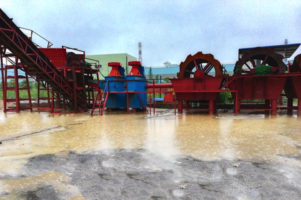 Silica sand washing plant